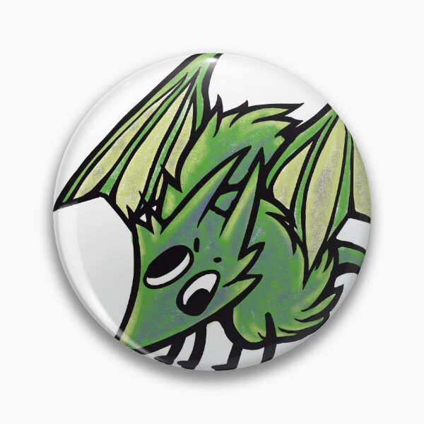 Item preview, Here be Dragons - Worm on a String - Y2K Nostalgia designed and sold by TurmericDesignC.