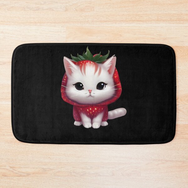 Item preview, Cute Strawberry Cat designed and sold by OliversCat.