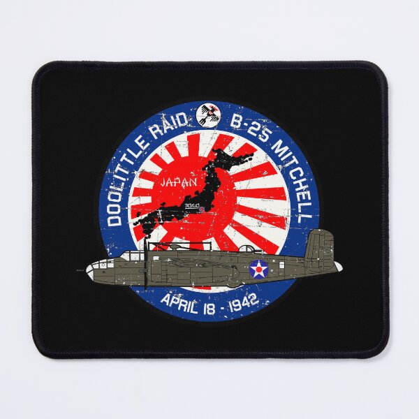 Item preview, USAF - B-25 Mitchell Doolittle Raid - Grunge Style designed and sold by pzd501.
