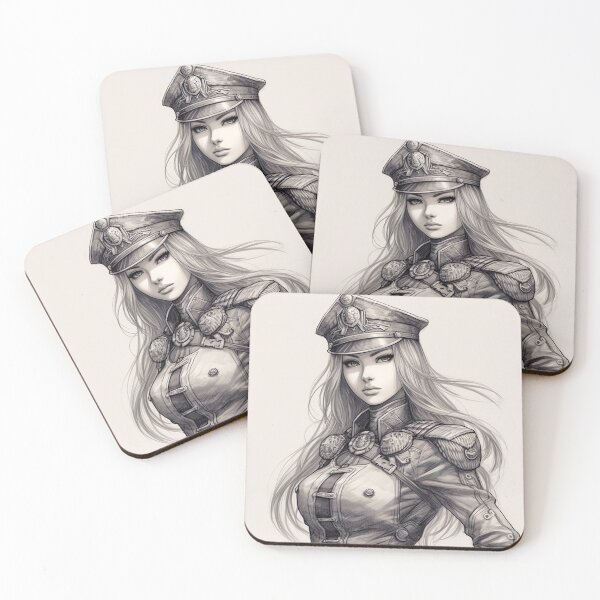 Item preview, Captain Female Soldier Manga - Courage and Command designed and sold by Neuronexia.