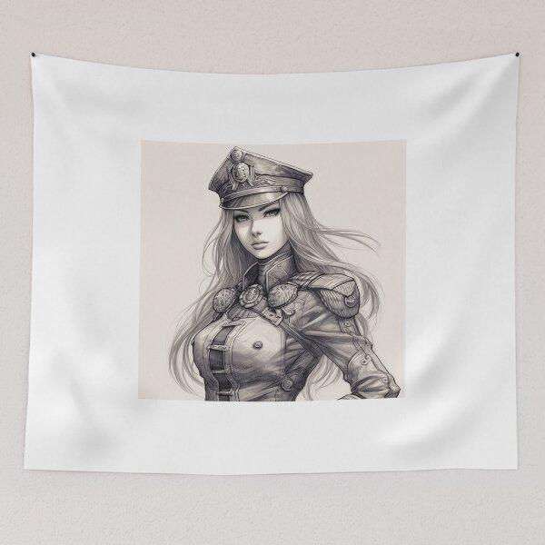 Item preview, Captain Female Soldier Manga - Courage and Command designed and sold by Neuronexia.