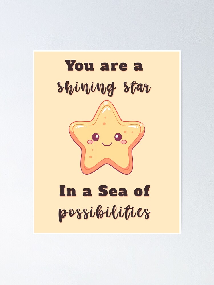 Starfish Shining Star Motivation Inspirational