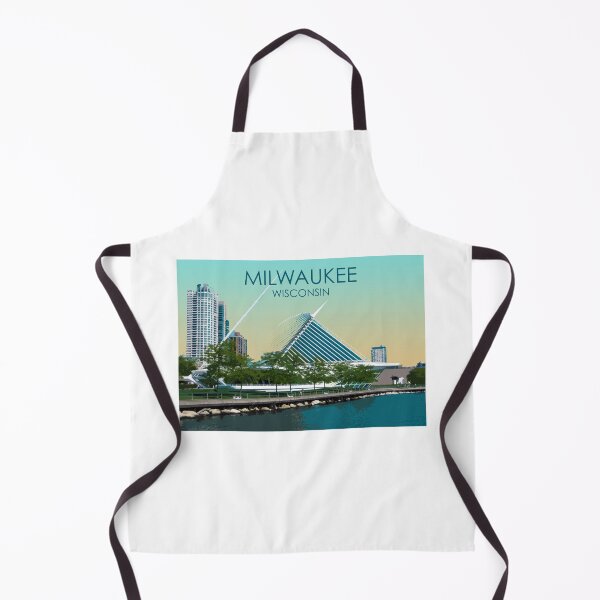 Item preview, Milwaukee, Wisconsin, Art Museum, USA, Travel Print designed and sold by summattodraw.
