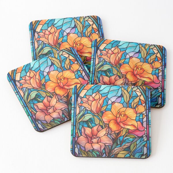 Item preview, Flower Stained Glass Design designed and sold by Juliascutecornr.