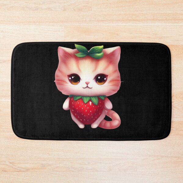 Item preview, Cute Strawberry Cat designed and sold by OliversCat.