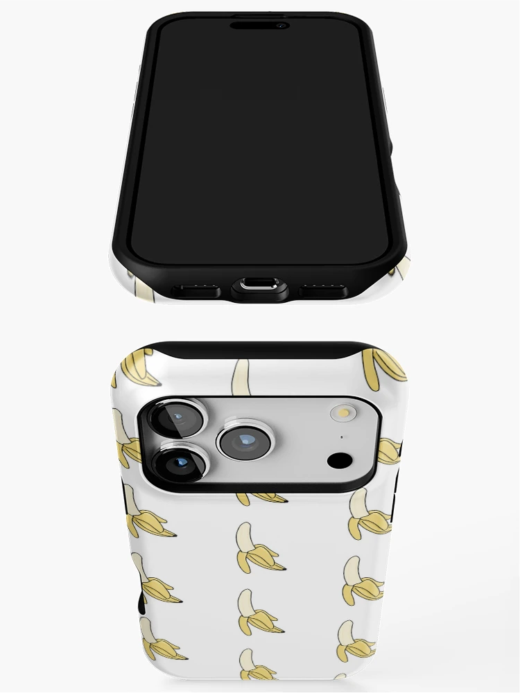 Aperçu 3 sur 4. Coque iPhone avec l'œuvre banane créée et vendue par Reeseworks.