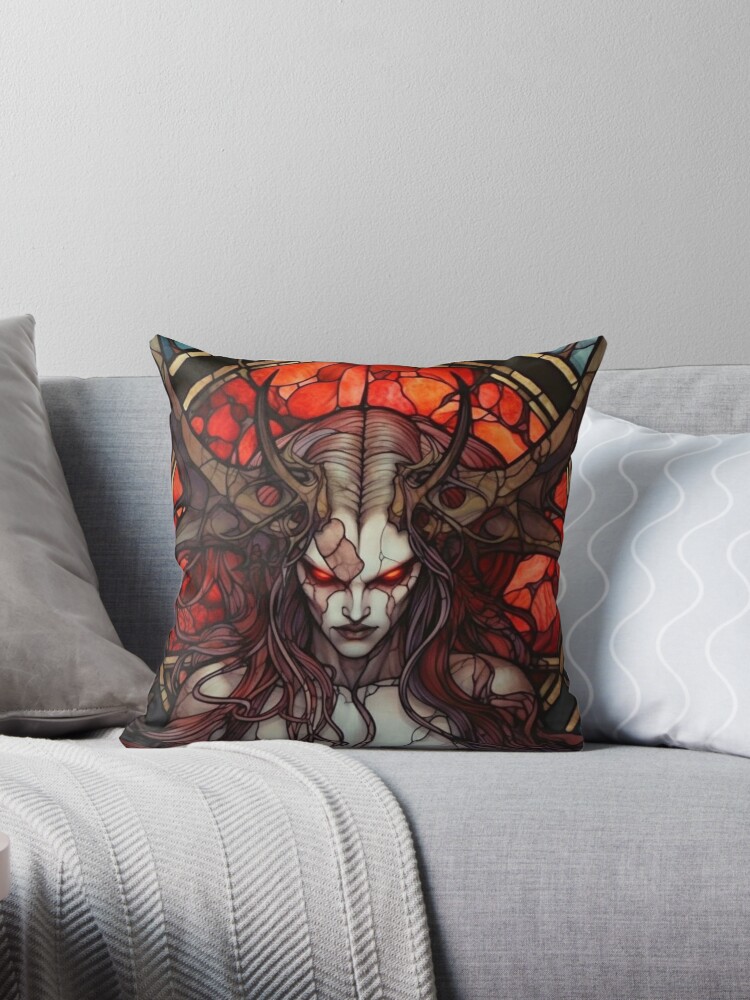 Far Cry Gothic Throw Pillow