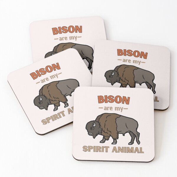 Item preview, Bison Are My Spirit Animal designed and sold by Stickers  Designer.