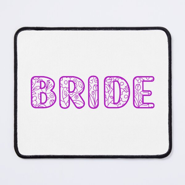 Item preview, "Blooming in Elegance: Floral Girly Pink Text for the Bride Who Loves Flowers - Flowers of the Bachelorette Party designed and sold by EmeraldeaArt.