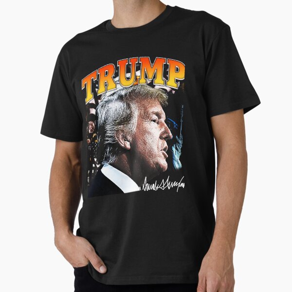 Item preview, Donald Trump, Classic Vintage Bootleg Rap Graphic Tee T-Shirt, Retro 90s Bootleg Graphic Tee, Unisex, Perfect Gift designed and sold by globalquotes.