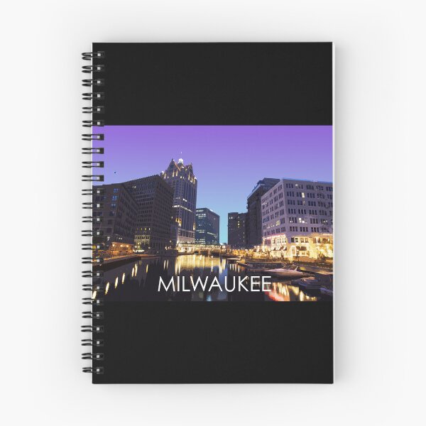 Item preview, Milwaukee, Wisconsin, River, USA, Travel Print designed and sold by summattodraw.