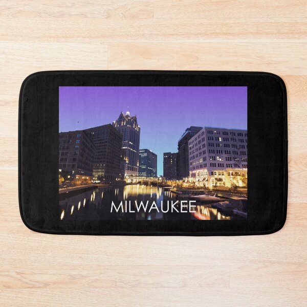 Item preview, Milwaukee, Wisconsin, River, USA, Travel Print designed and sold by summattodraw.