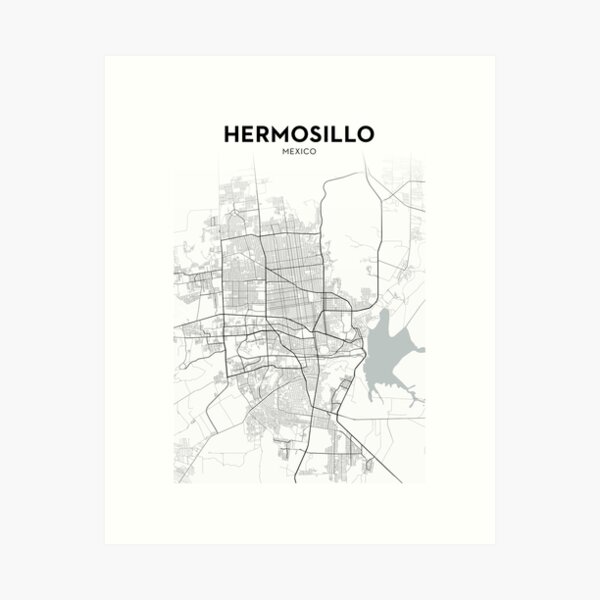 Item preview, Hermosillo City Map designed and sold by OrtaMaps.