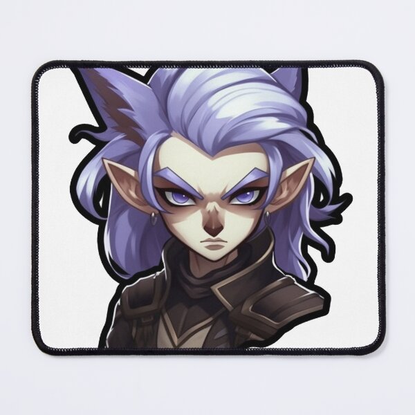 Item preview, dnd drow rogue designed and sold by TellezStickers.