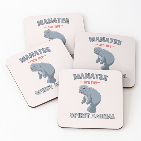 Item preview, manatee are my spirit animal designed and sold by Stickers  Designer.