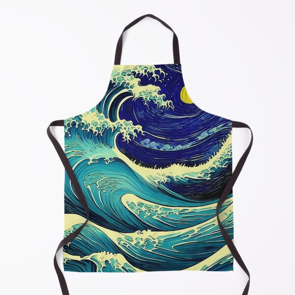 Item preview, Wave Off Kanagawa in Vincent Van Gogh Style designed and sold by allhistory.