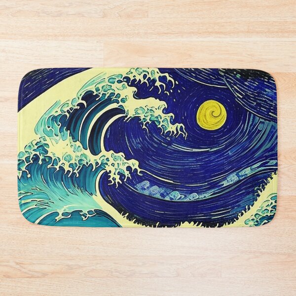 Item preview, Wave Off Kanagawa in Vincent Van Gogh Style designed and sold by allhistory.