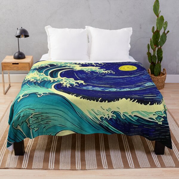 Item preview, Wave Off Kanagawa in Vincent Van Gogh Style designed and sold by allhistory.