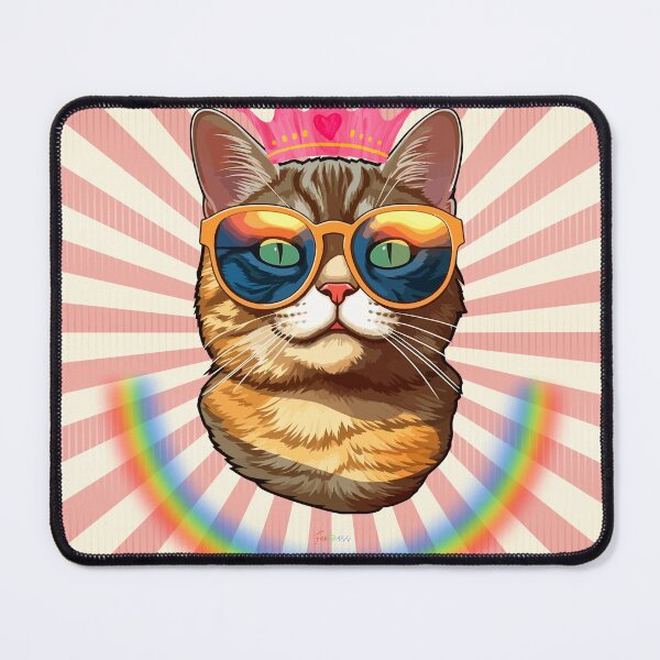 Item preview, Cute pride cat designed and sold by Funtomass.