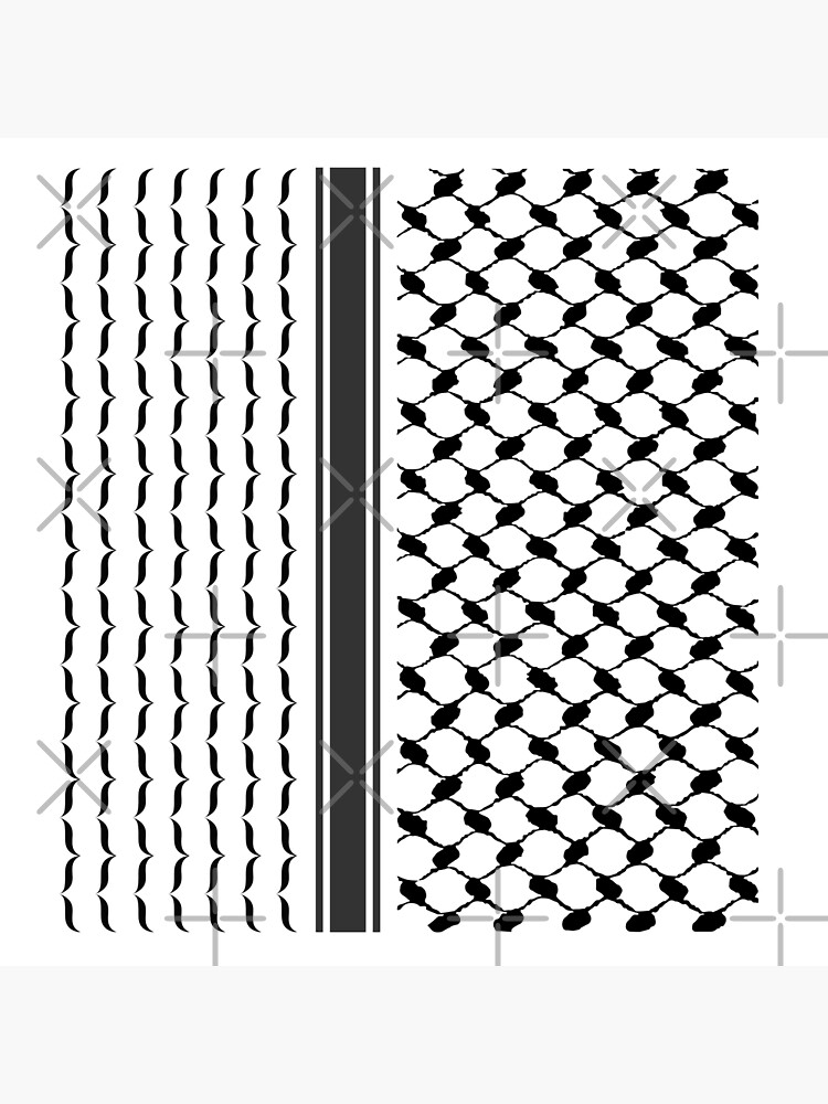 Premium Vector  Shemagh scarf design and palestinian keffiyeh design