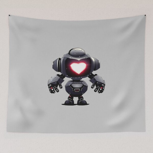 Item preview, Cute Robot 30 - Cool Robot Design - Robots have a heart designed and sold by SheepAttack.