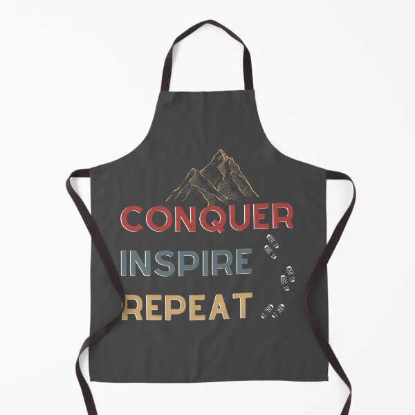 Item preview, Conquer Inspire Repeat - Inspirational Hiking Quote designed and sold by Heartee.