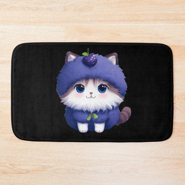 Item preview, Cute Cat Dressed As A Blueberry designed and sold by OliversCat.