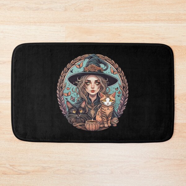 Item preview, A Witch and her Cats designed and sold by Simply-Cryptic.
