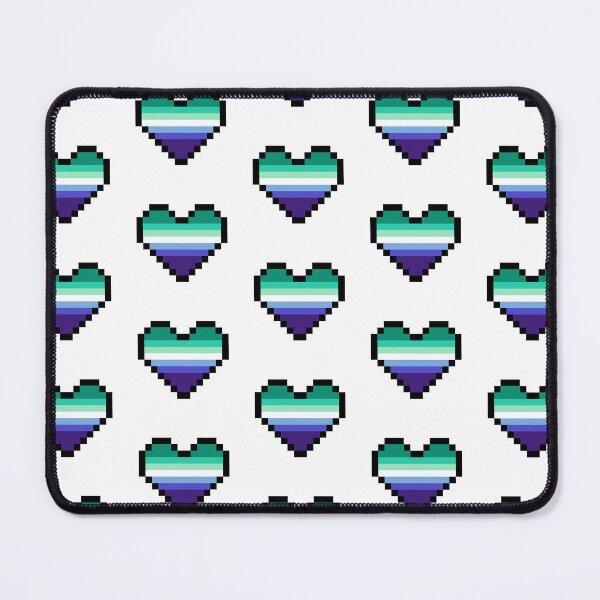 Item preview, Heart flag from Gay community pixel art white background designed and sold by Axel-Speed.