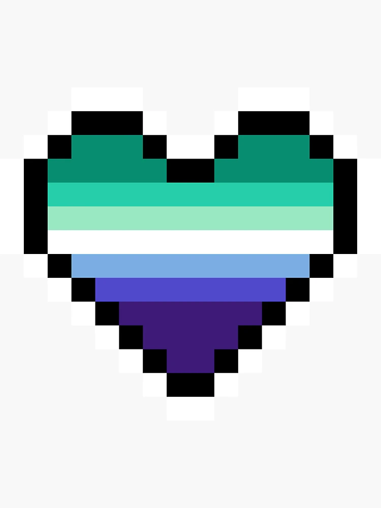 Pride heart pixel art kit – Noteworthy Art Kits