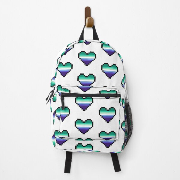 Item preview, Heart flag from Gay community pixel art white background designed and sold by Axel-Speed.