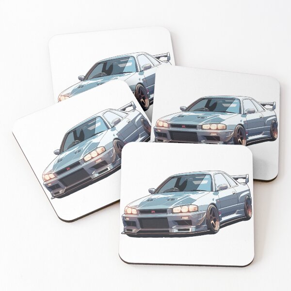 Item preview, Nissan Skyline GTR R34 Sitting Pretty designed and sold by TheBakaAnime.