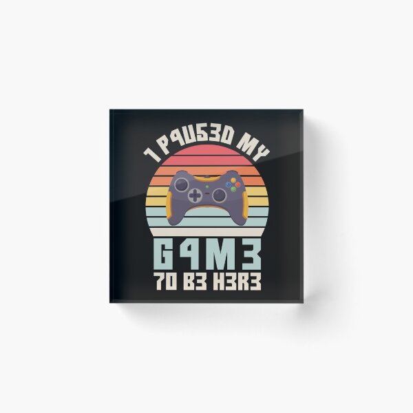 Item preview, I Paused My Game To Be Here Vintage Gamer Gift       designed and sold by Keycapkk.