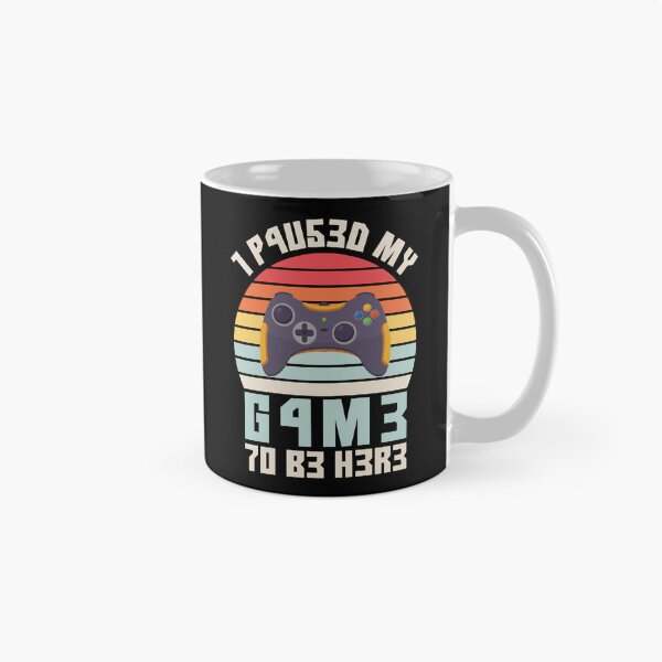 Artikelvorschau, Ich habe mein Spiel angehalten, um hier zu sein Vintages Gamer-Geschenk entworfen und verkauft von Keycapkk.