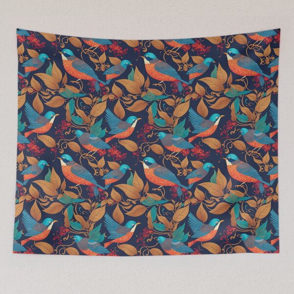 Item preview, Avian Symphony: Abstract Birds in Harmonious Composition designed and sold by Anton-H.