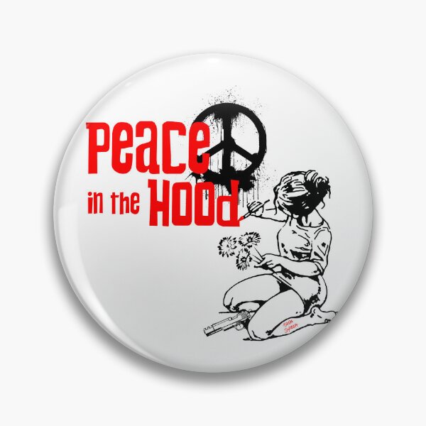 Item preview, Peace in the Hood; designed and sold by StickerApe.