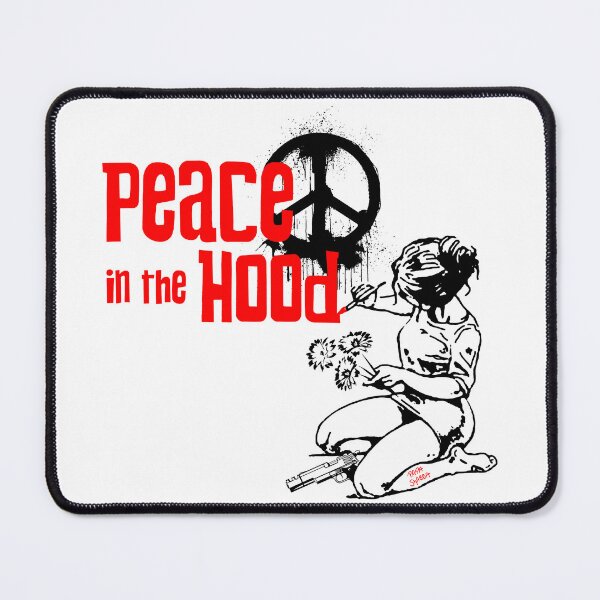 Item preview, Peace in the Hood; designed and sold by StickerApe.