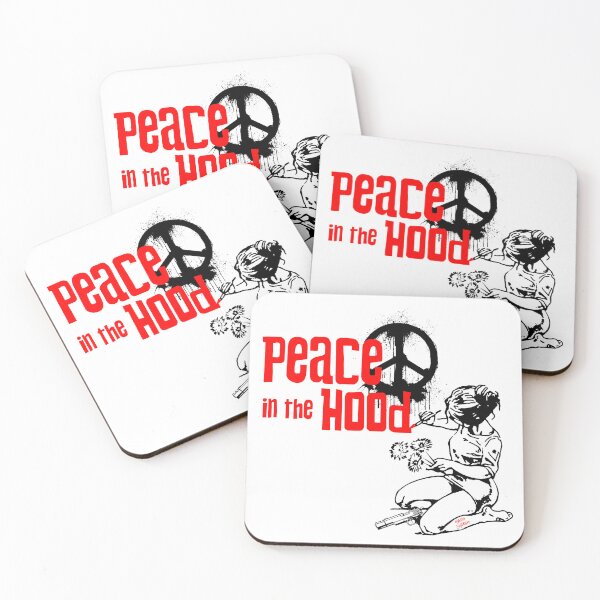 Item preview, Peace in the Hood; designed and sold by StickerApe.