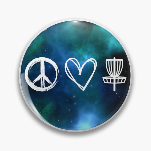 Item preview, Peace, Love, Disc Golf designed and sold by MapleTreeStudio.