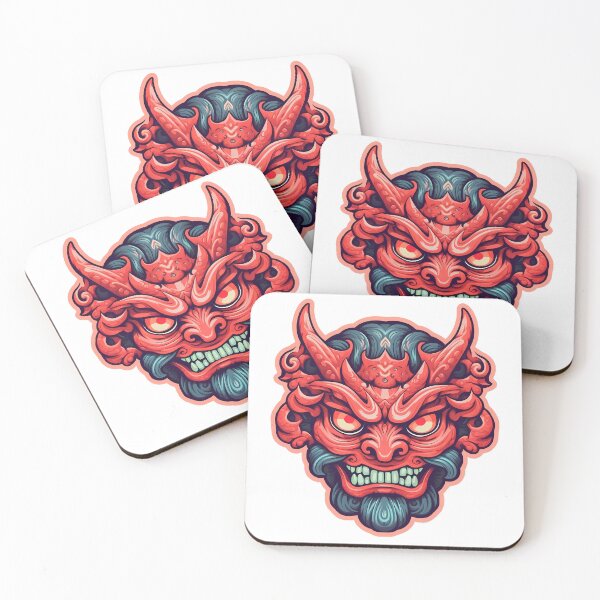 Item preview, Coral Serenity Hannya designed and sold by Stickityboo.