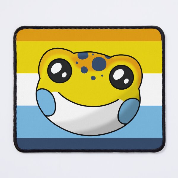 Item preview, Aroace Pride Flag Frog designed and sold by JuiceBoxFrogs.
