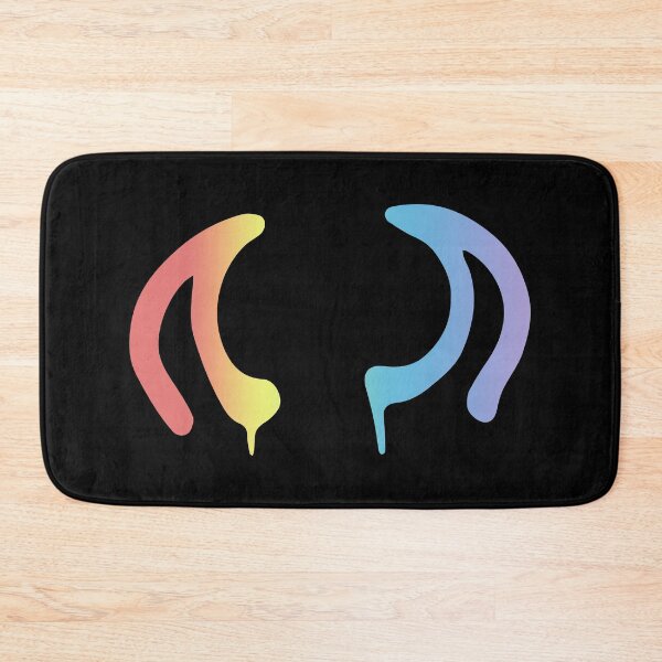 Item preview, lowlife devil horns (rainbow gay pride) designed and sold by sarascoprox.
