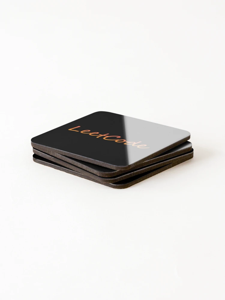 Thumbnail 4 of 5, Coasters (Set of 4), LeetCode Programmer Developer Product designed and sold by Keycapkk.