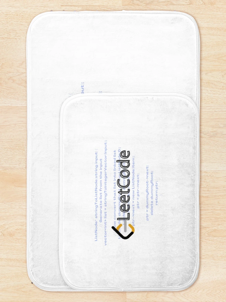 Thumbnail 5 of 6, Bath Mat, LeetCode programming designed and sold by Keycapkk.