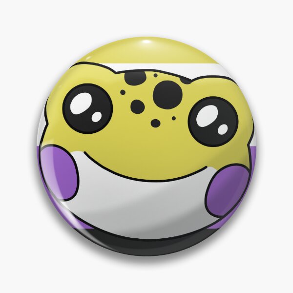 Item preview, Non-Binary Pride Flag Frog designed and sold by JuiceBoxFrogs.
