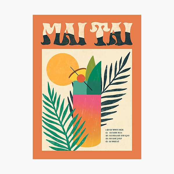 Item preview, Mai Tai Recipe  designed and sold by Haley Schulz.
