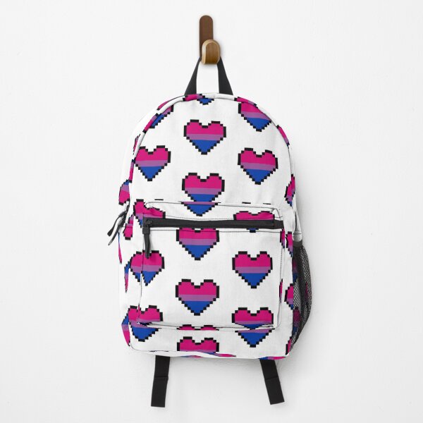 Item preview, Heart flag from Bisexual community pixel art white background designed and sold by Axel-Speed.