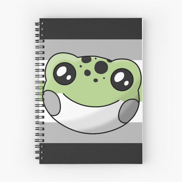 Item preview, Agender Pride Flag Frog designed and sold by JuiceBoxFrogs.