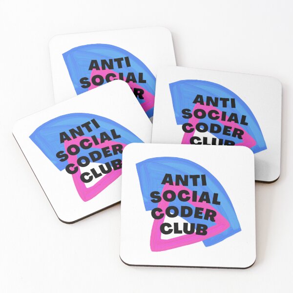 Item preview, Anti Social Coder Club  designed and sold by Keycapkk.