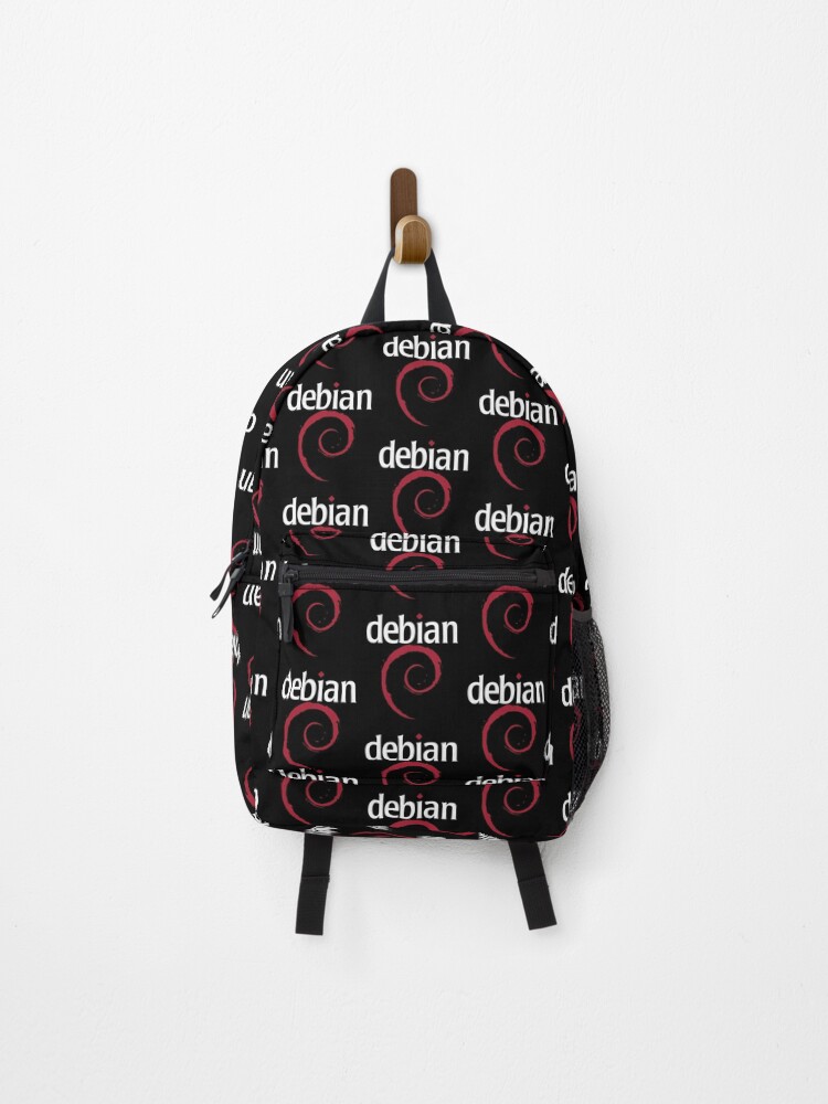 Thumbnail 1 of 3, Backpack, Dark Debian Linux designed and sold by Keycapkk.